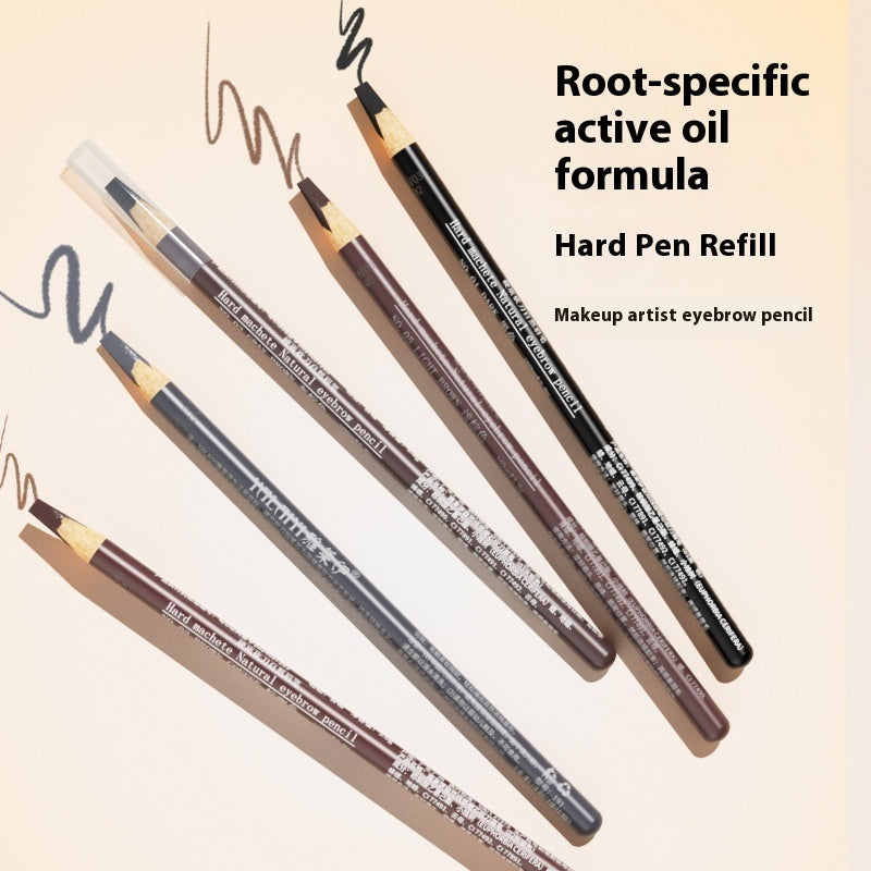 Hard Core Wild Eyebrow Pencil Waterproof And Sweatproof Distinct Look